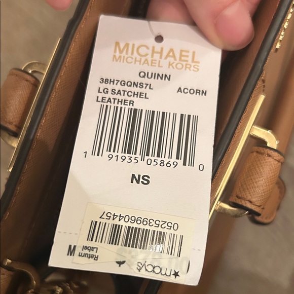 Michael Kors Brown Leather Satchel - Picture 6 of 6